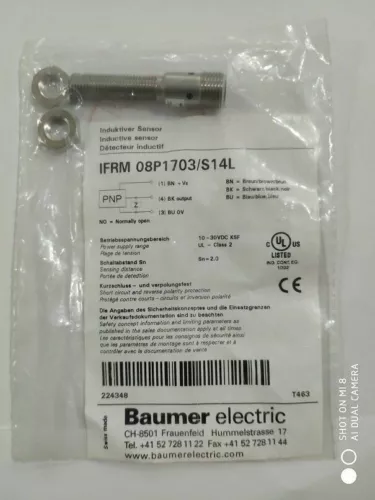 1 Stück NEU für Baumer Electric IRRM 08P1703/S14L Näherungssensor - Bild 1 von 2