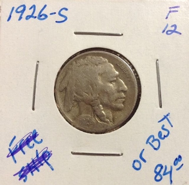 1926 Buffalo Nickel