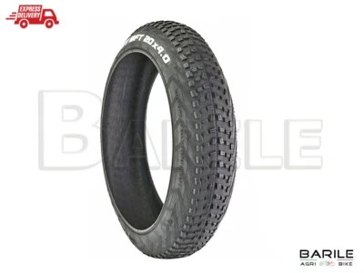 Copertone / Pneumatico 20 x 4.00 (100-406) Bici FAT BIKE - CUSTOM CST BFT Nero