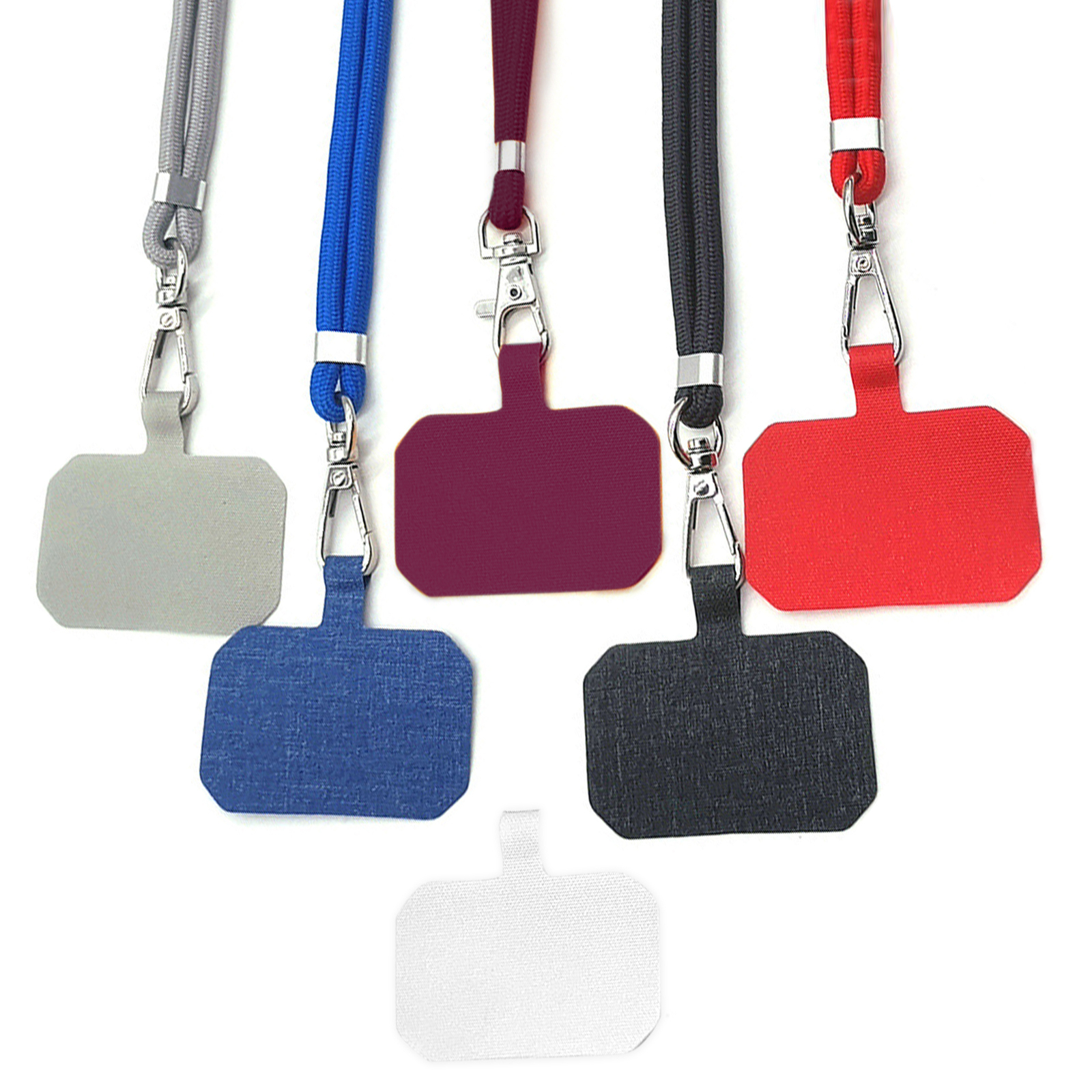 Adjustable Crossbody Chain Neck Cord Patch Strap Safety Tether Phone Lanyard