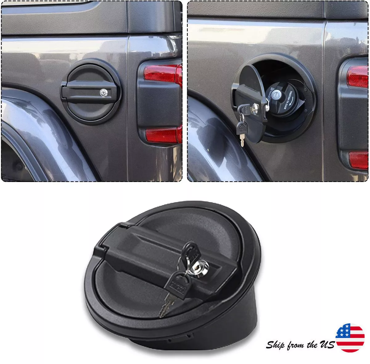 Jeep on sale gas cover