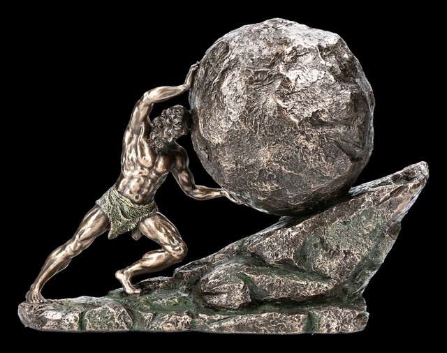 Sisyphos Figur - König von Korinth - Veronese Griechische Mythologie König Deko Sisyphos Figur - König von Korinth - Veronese Griechische Mythologie König Deko