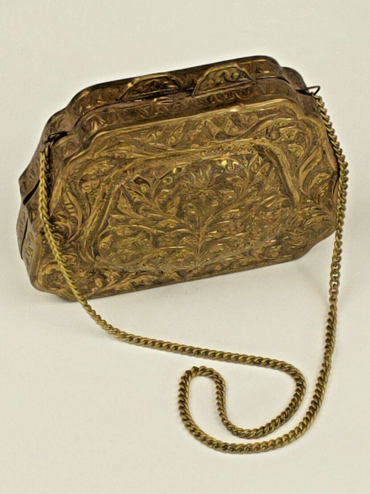 antique metal purse