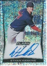 2018 Leaf Flash Baseball ETHAN HANKINS #BA-EH1 Base Autograph