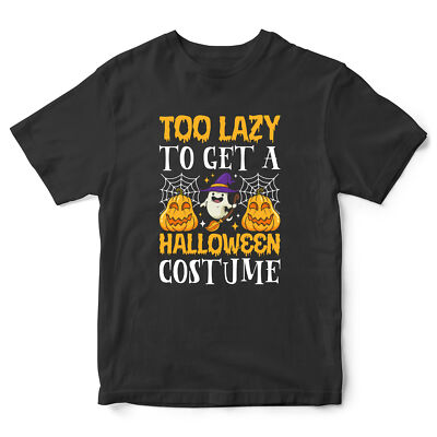 Lustiges Halloween Kinder T-Shirt Too Lazy To Get A Kostüm Shirt Kostüm Junge...