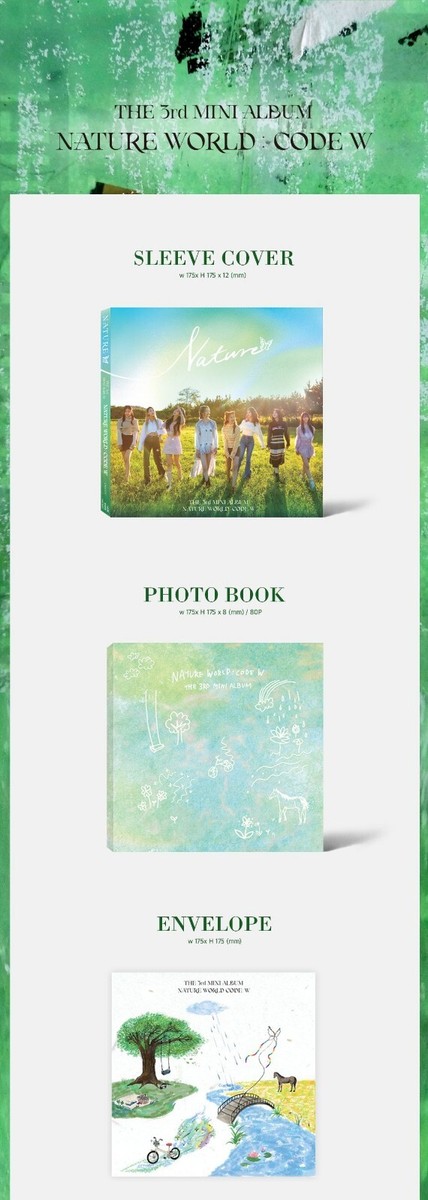 NATURE NATURE WORLD : CODE W 3RD MINI ALBUM K-POP CD SEALED | eBay