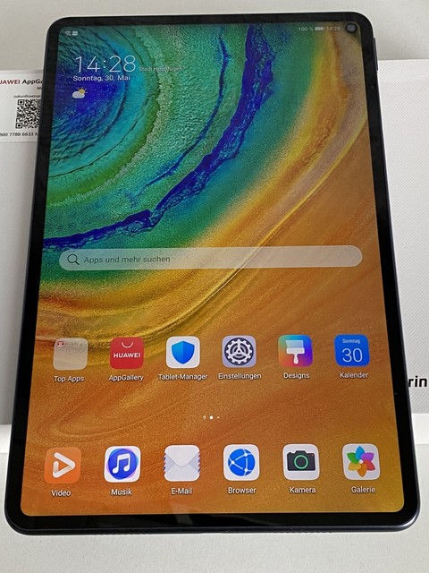 Huawei MatePad Pro MRX-W09 128GB, Wi-Fi, 10,8 Zoll - Midnight Grey ...