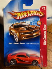 Hot Wheels 2008 Web Trading Cars Series #77 Chevy Camaro Concept Pearl Orange