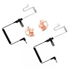 3.5mm Police Acoustic Tube Listen Only Headset Earpiece for Motorola Speaker Mic