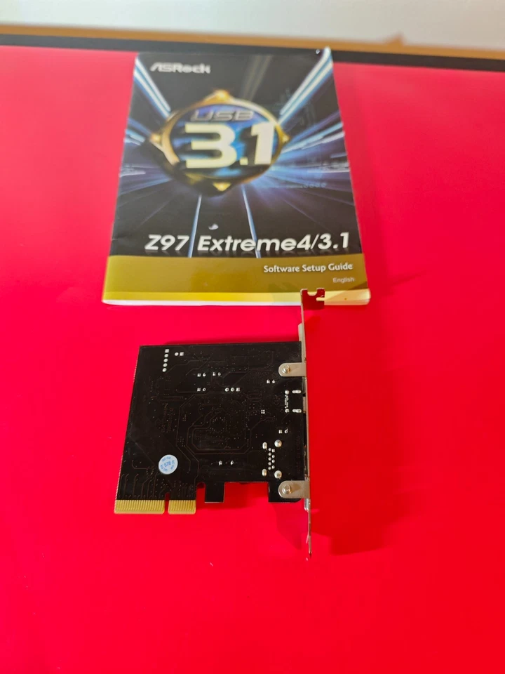 ASRock USB 3.1 A+C Rev 1.01 PCIe Expansion Card – Type-A & Type-C – w/ Manual - Image 4 of 4