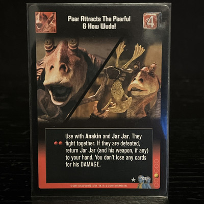 Young Jedi Reflections Combo Battle C5 - Fear Attracts/How Wude! Star Wars SWCCG