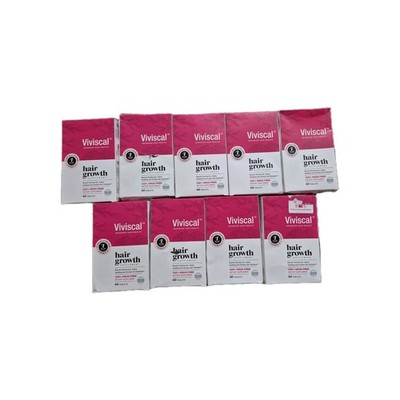 Viviscal Women's Hair Growth Supplement - 60 Count Exp 2028 Lot Of 9 Boxes