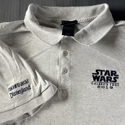 Star Wars Galaxy's Edge Polo Shirt Mens XL Disneyland Embroidered 2019 Disney