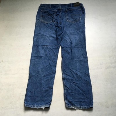 Lee Jeans Mens W38 L32 Blue Denim Regular Straight Zip Fly Cotton Western 