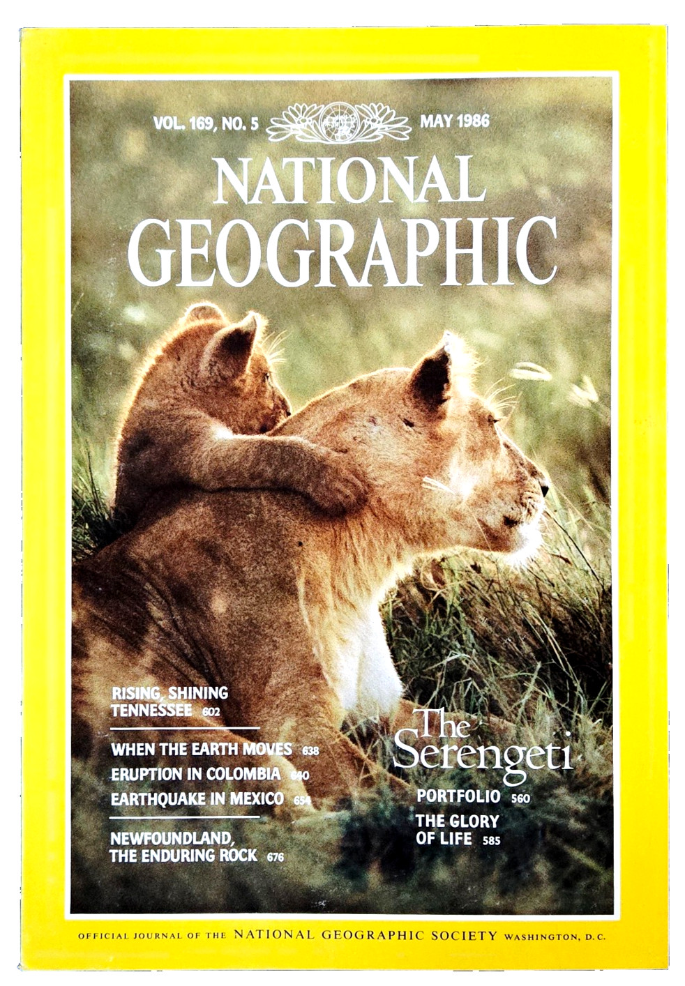 The Serengeti, The Glory Of Life - May 1986 National Geographic Magazine