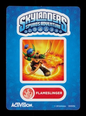 Flameslinger Skylanders Spyros Adventure 2011 Activision Sticker