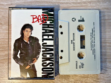 Michael Jackson Bad Cassette Tape Epic Records 1987 Pop Rock Vintage 80's RARE