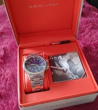 Hamilton Khaki Navy  Blau H77515143.Automatisch Uhr.Viele Extras...