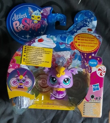 Littlest Pet Shop 2012 lila Süßigkeiten Süßigkeiten leuchtende Fee #3070 neu neu im Karton LPS