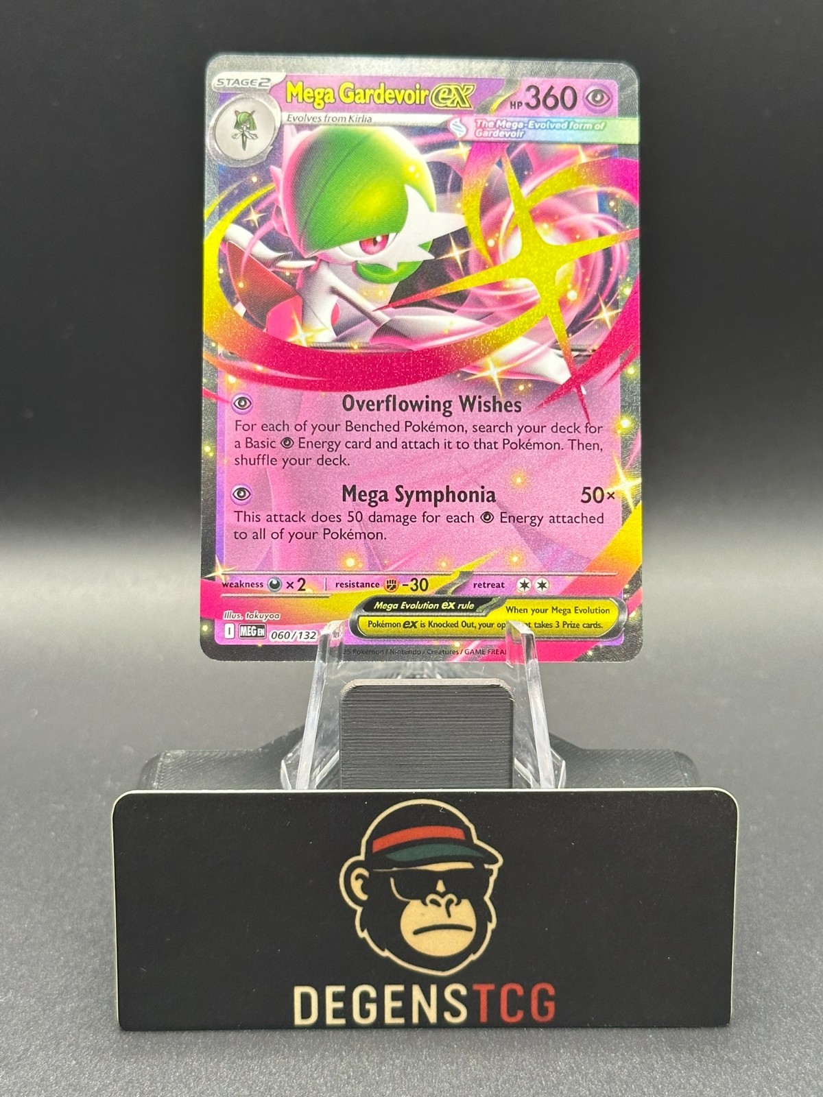 Mega Gardevoir ex 060/132 Me01: Mega Evolution Holo nm