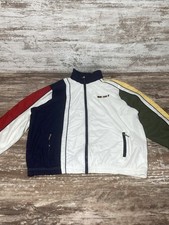 VTG 90 s Catalina Colorful Sport Windbreaker Full Zip Jacket Ladies XL 16/18