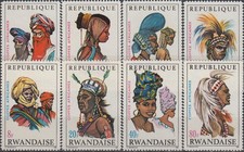 Rwanda African Headdresses 1969 MNH-7,50 Euro