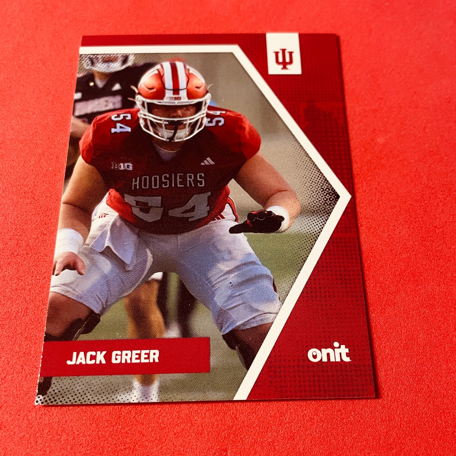 Jack Greer .. Indiana Hoosiers .. 2025 ONIT Card B-27