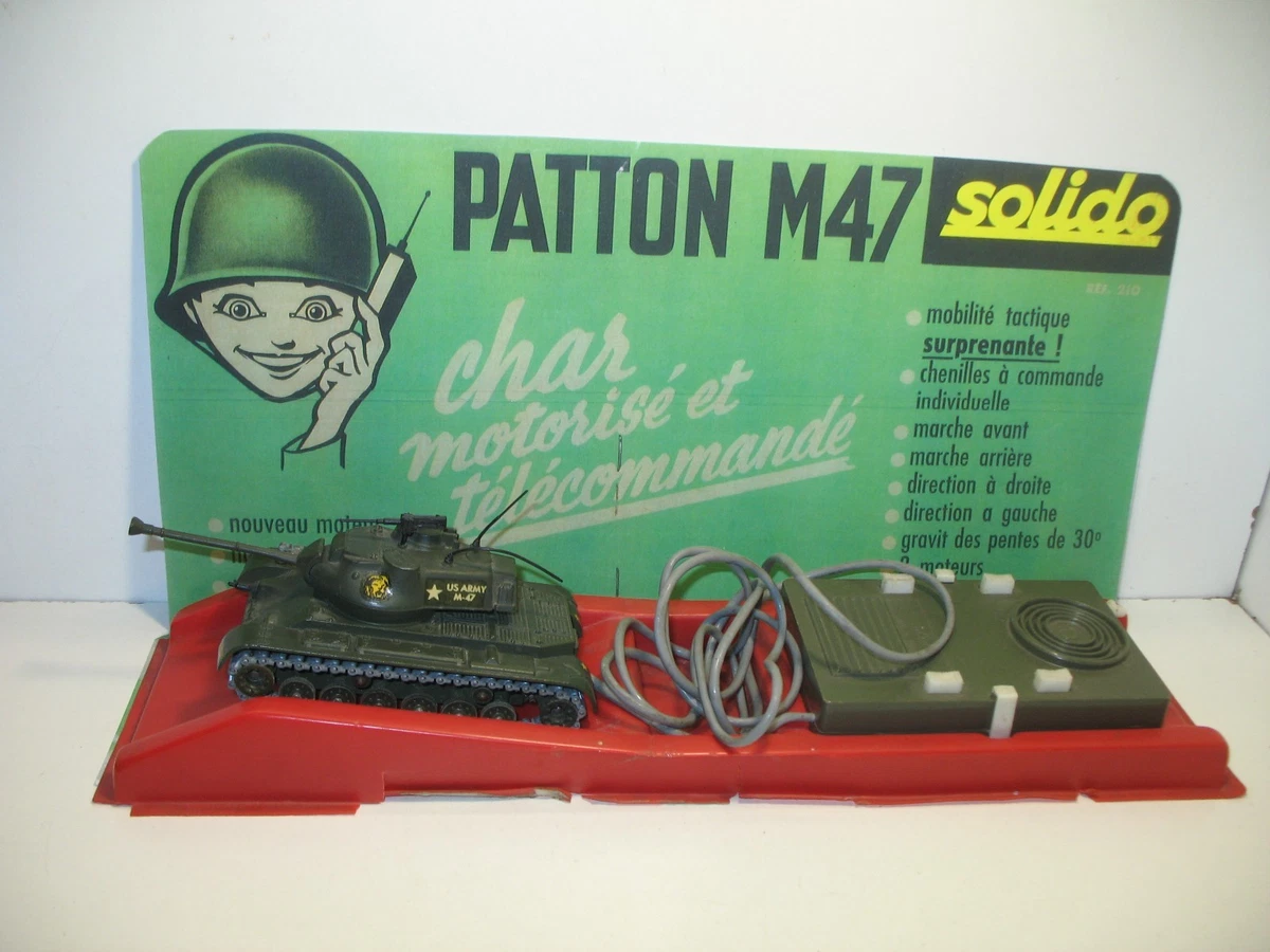 Ancien Char Télécommandé SANCHIS - Espagne Vintage - Plastique - Occasion