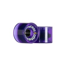 69mm 78A Longboard Wheels - Clear Purple Cruiser Wheels for Smooth Rides