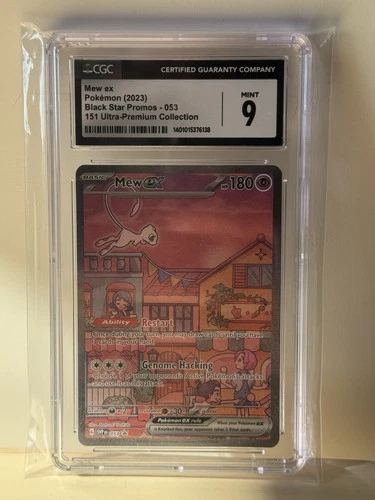 Mew EX Black Star Promo Special Illustration SVP053 CGC 9 MINT