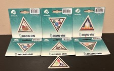 New Lot Of 7 Brownie Girl Scout Try-its Iron On Badges Patches