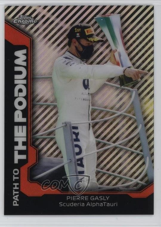 2021 Topps Chrome Formula 1 Path to the Podium Pierre Gasly #PTP-PG 0yd4