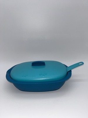 Tupperware Essentials Rice Server with Serving Spoon Blue New