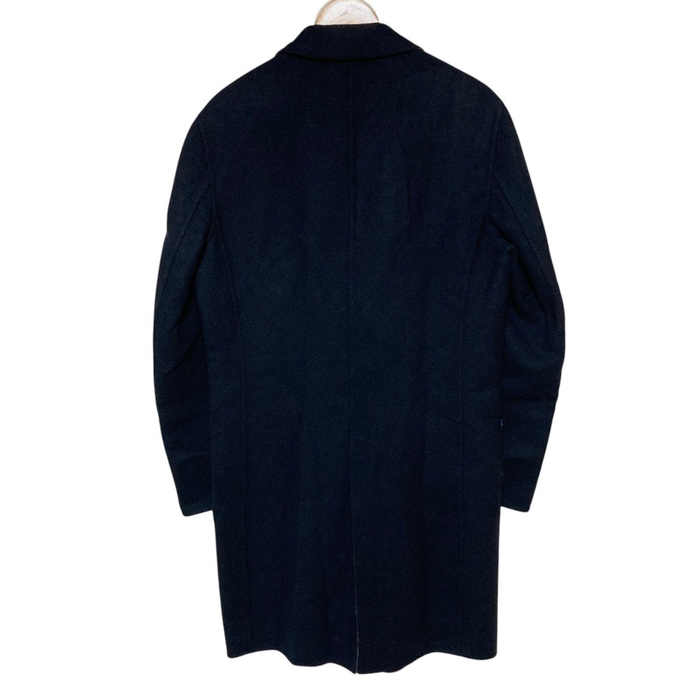 ETRO Check Pattern Reversible Chester Coat, Size 48, Black/Multicolor mens USED image 2
