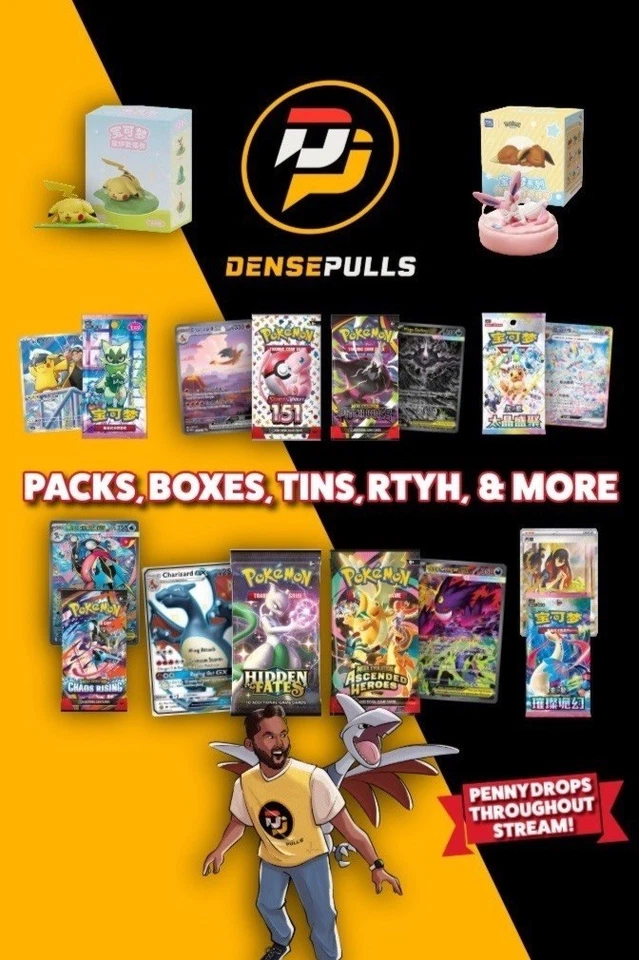 English, Chinese & Japanese Pokemon Rip & Ship!