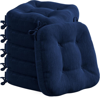 Codi 6 Pack Dining Chair Cushions, Thick Chairs Pads for Indoor Kitchen Room - W
