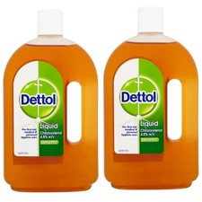 Dettol Antiseptic Disinfectant Liquid 750ml - Pack 2