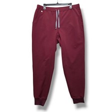 Figs Tansen Jogger Scrub Pants Mens XL MXXSW2004 STAIN Burgundy