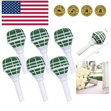 6-Pack Bouquet Holder, DIY Wedding Foam Bouquet Handle Bridal Floral Fresh Ar...