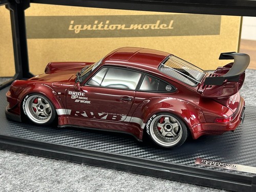 Ignition Model 1/18 RWB Porsche 930 Dark Red IG3622 RAUH-Welt 911 Nakai Custom - Picture 2 of 12