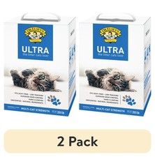  2 pack Dr. Elsey's Ultra Unscented Clumping Clay Cat Litter 20 lb. Box