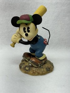 Disney Enseco Gee This One’s For You Mickey Mouse Baseball Figurine #291838