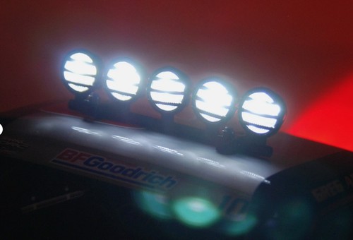 RC LIght Bar for Traxxas Cars or truck 1/8 1/10 Chrome w/ super bright LEDs - Afbeelding 1 van 3