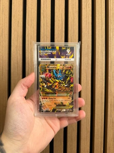 M Lucario EX 113/111 Secret Rare Full Art Holo ACE 9 Furious Fists English