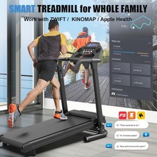2.5HP Foldable Treadmill for Home Quiet Folding Running Jogging Machine, 300 LBS 2