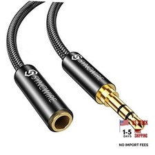 Headphone Extension Cable - 6FT Hi-Fi Sound Gold Plated Jack TRS 6 feet