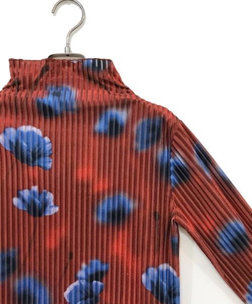 Ameri                    MILA VELOUR CUT TOP Red×… - image 3