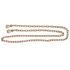 4700 Lbs G70 Transport Binder Chain Grade 70 Truck 5/16" × 12' With Grab Hooks