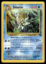 1999 Pokemon - Fossil - LP - Omastar Uncommon #40 on eBay