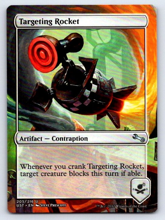 Targeting Rocket 205 Uncommon Unstable Magic: The Gathering Lightly Played